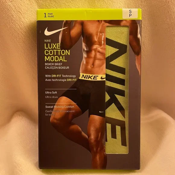Nike Underwear Socks Nike Luxe Cotton Modal Mens Small Boxer